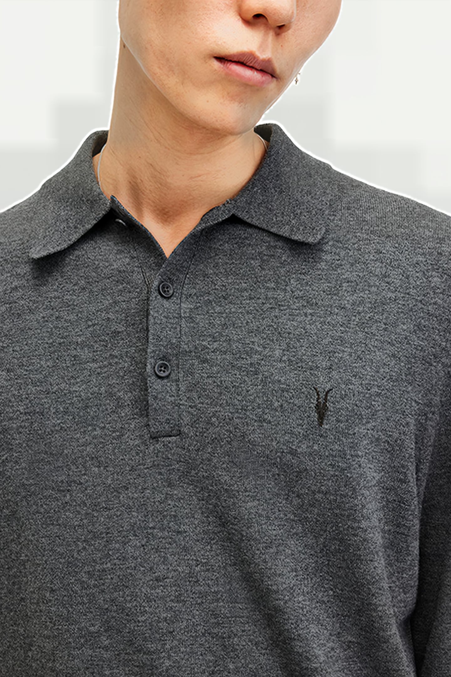 KILBURN LS POLO CARTER GREY 5