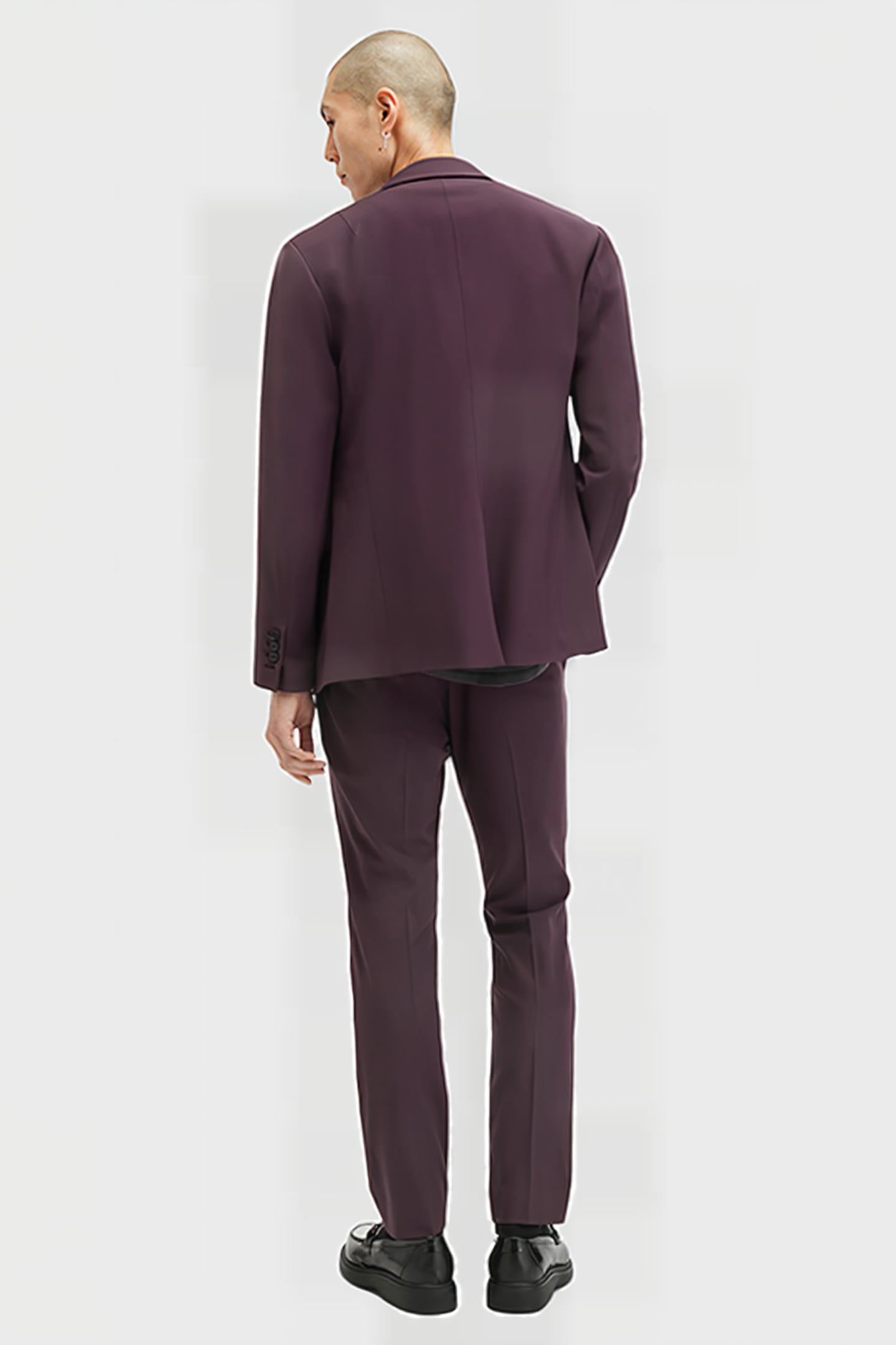 LISLE TROUSER PORT PURPLE 4