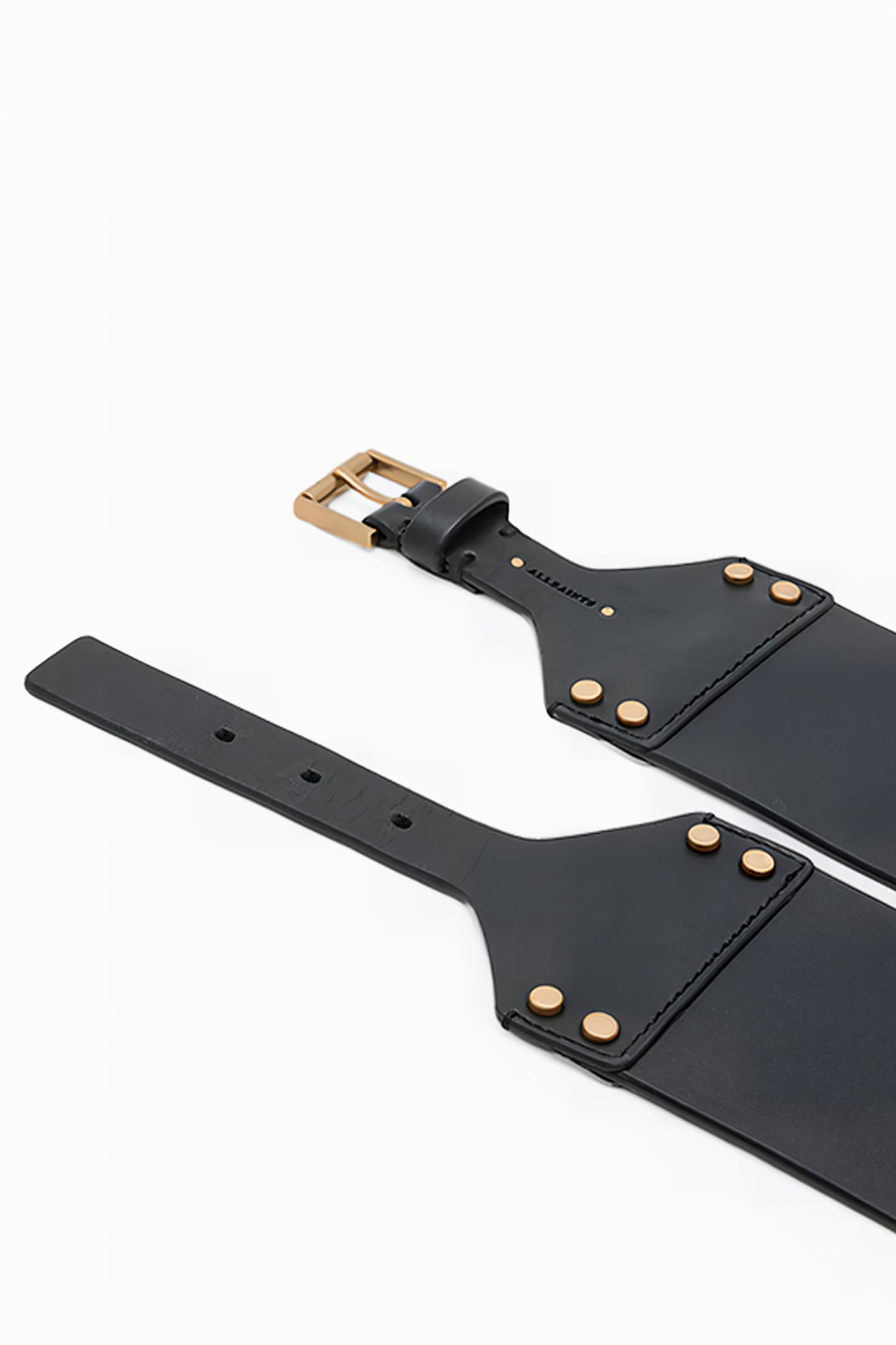 EDEN WAIST BELT PATENT BLACK/BRASS 5