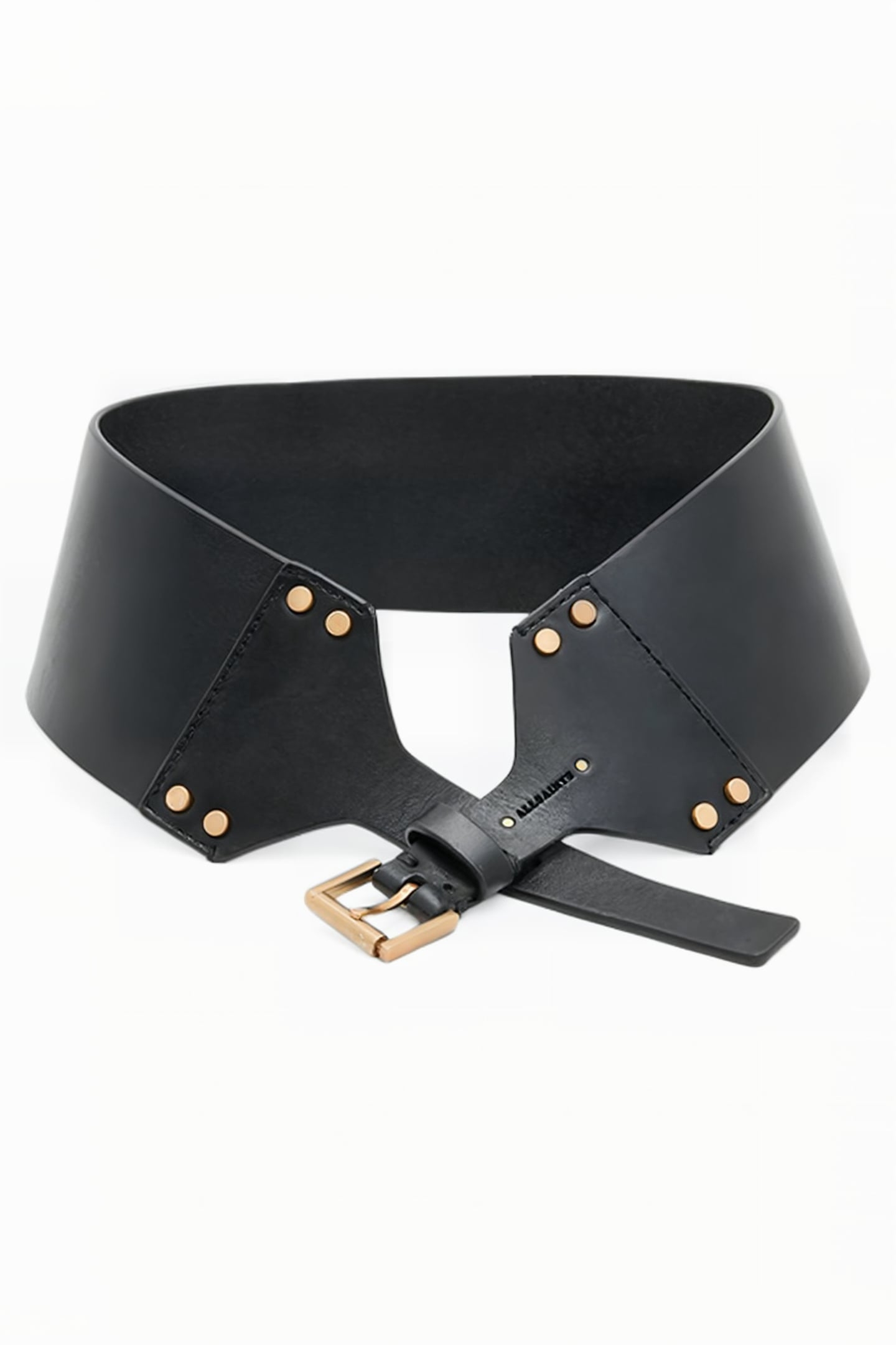 EDEN WAIST BELT PATENT BLACK/BRASS 4