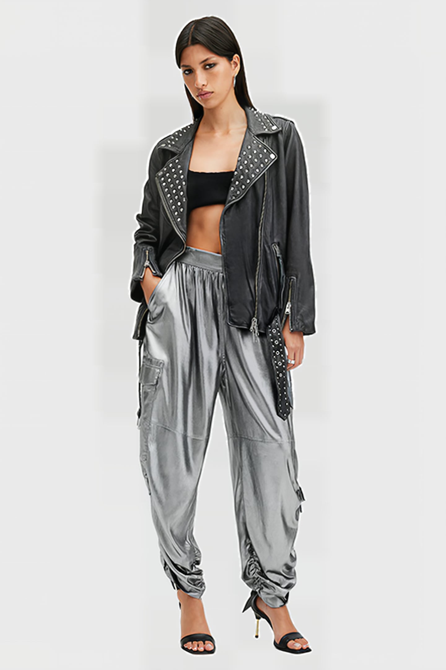 KAYE TROUSER METALLIC GREY 3