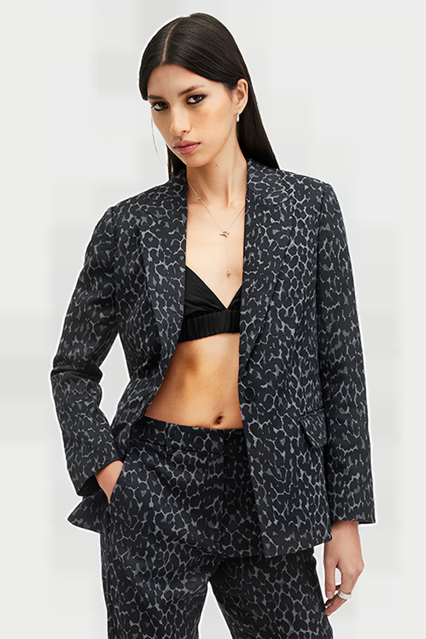 AURORA BLAZER LEPPO GREY/BLACK 7