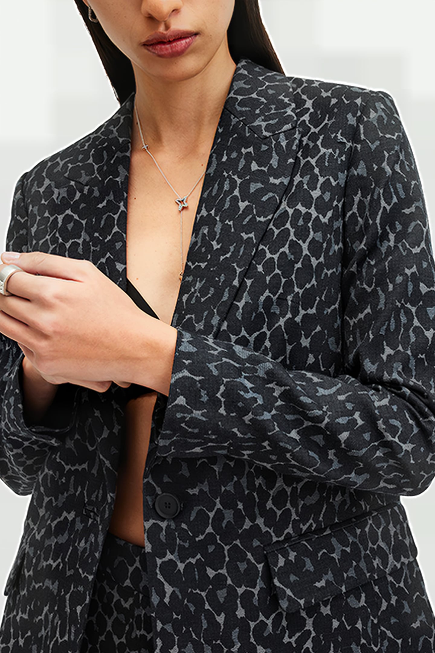 AURORA BLAZER LEPPO GREY/BLACK 8