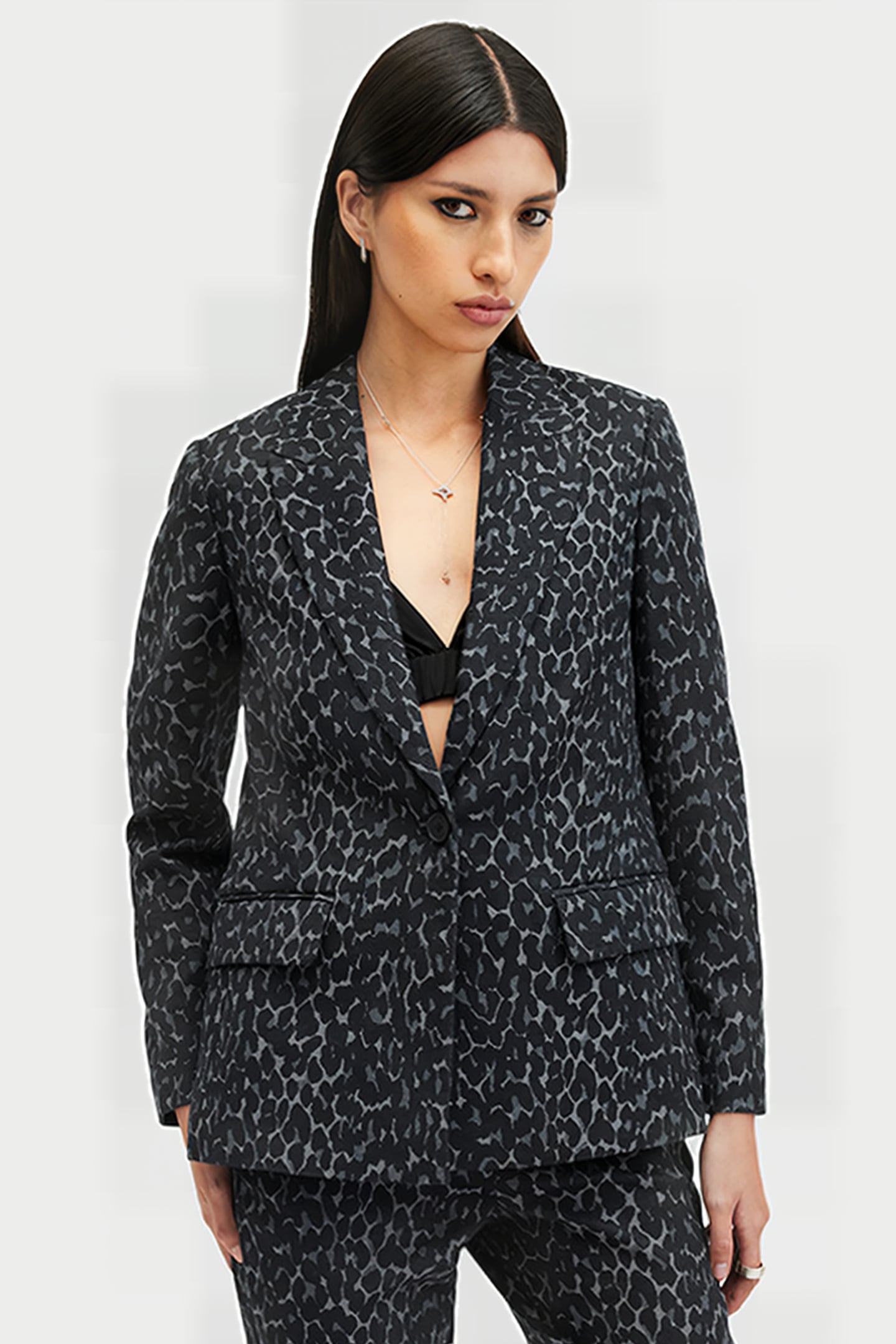 AURORA BLAZER LEPPO GREY/BLACK 1