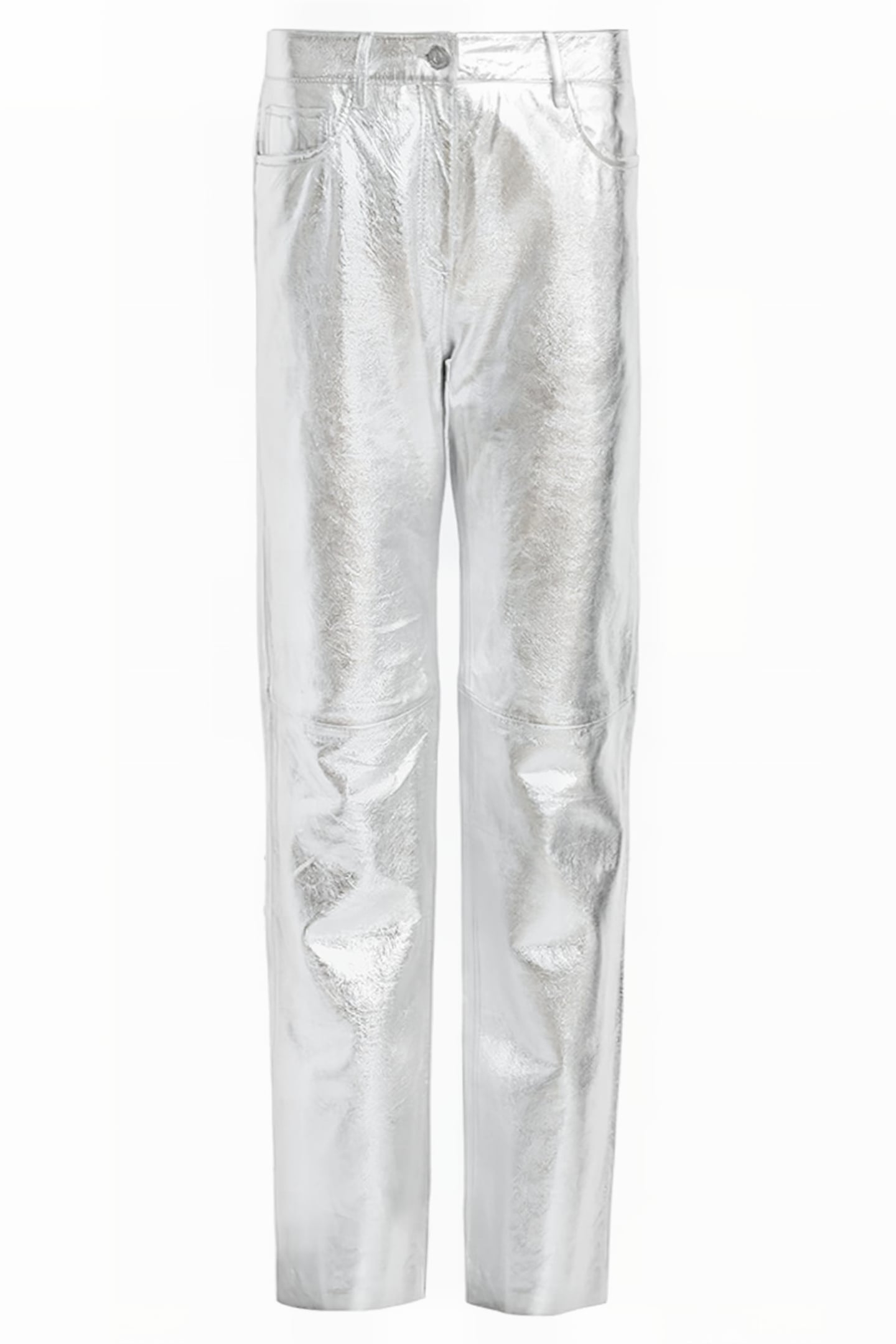 SAIGE FOIL TROUSER SILVER 5