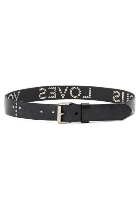 JESUS LOVES BELT BLACK/ANTQ NICKEL 1