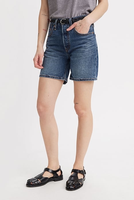 501 MID THIGH SHORT LW CROSSING CANVAS 1