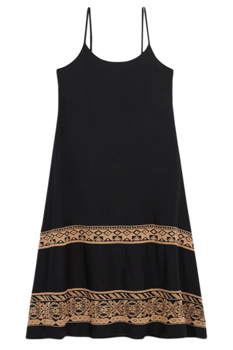 MIDI DRESS WITH EMBROIDERY BLACK 3