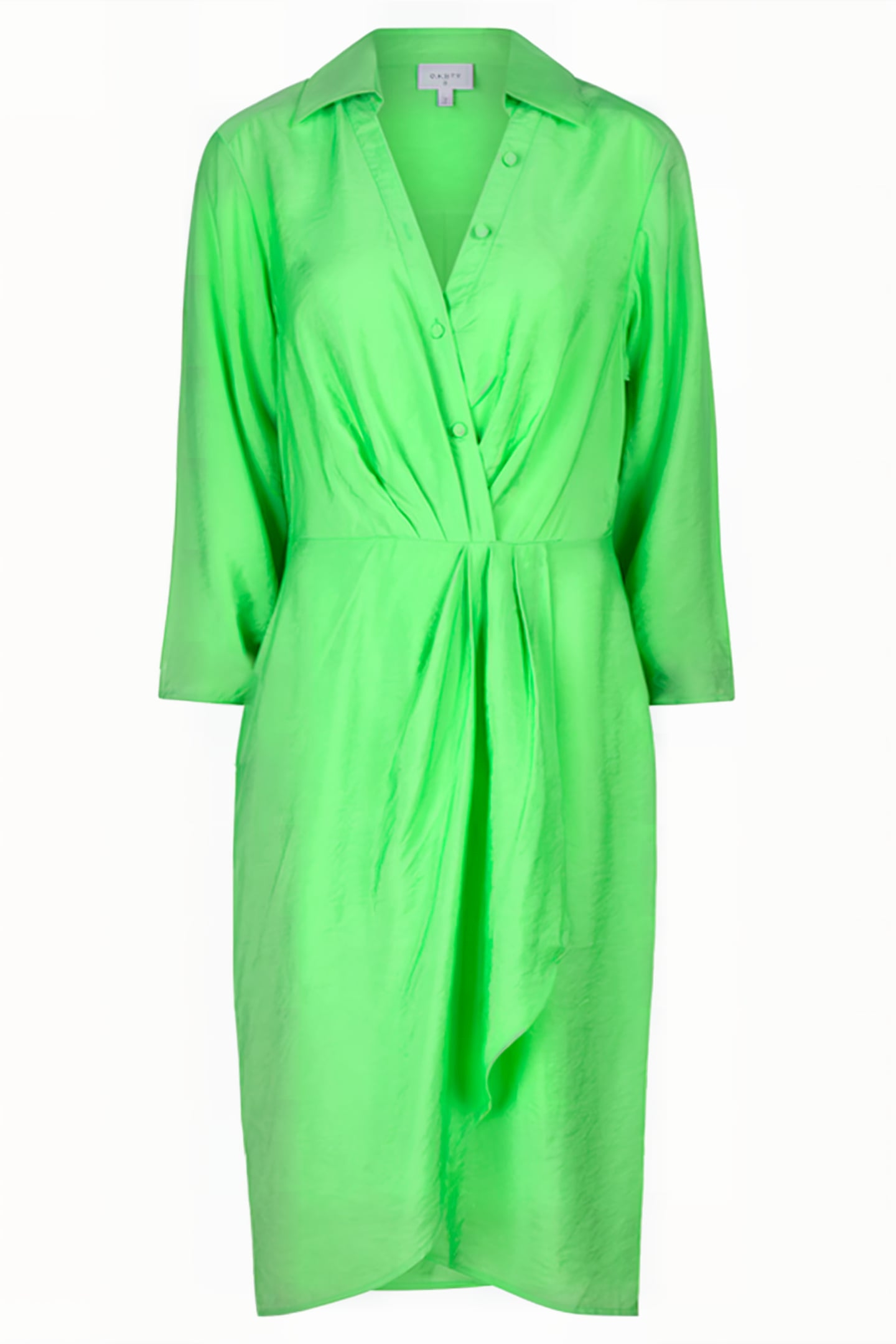 SUKA MIDI DRESS GREEN FLARE 8