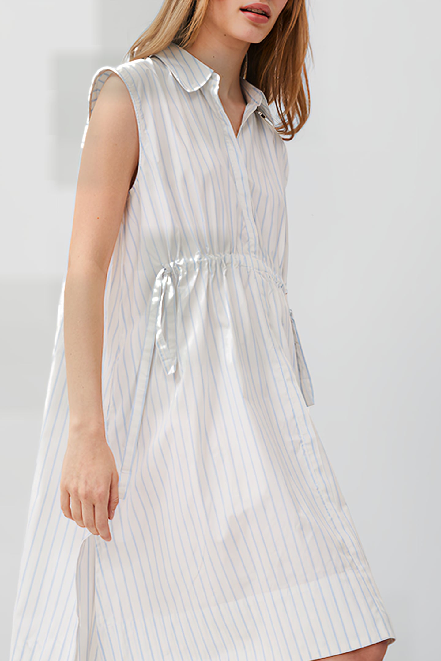 RHODES POPLIN STRIPE SHRT DRSS WHITE/CASHMERESTRIPE 4