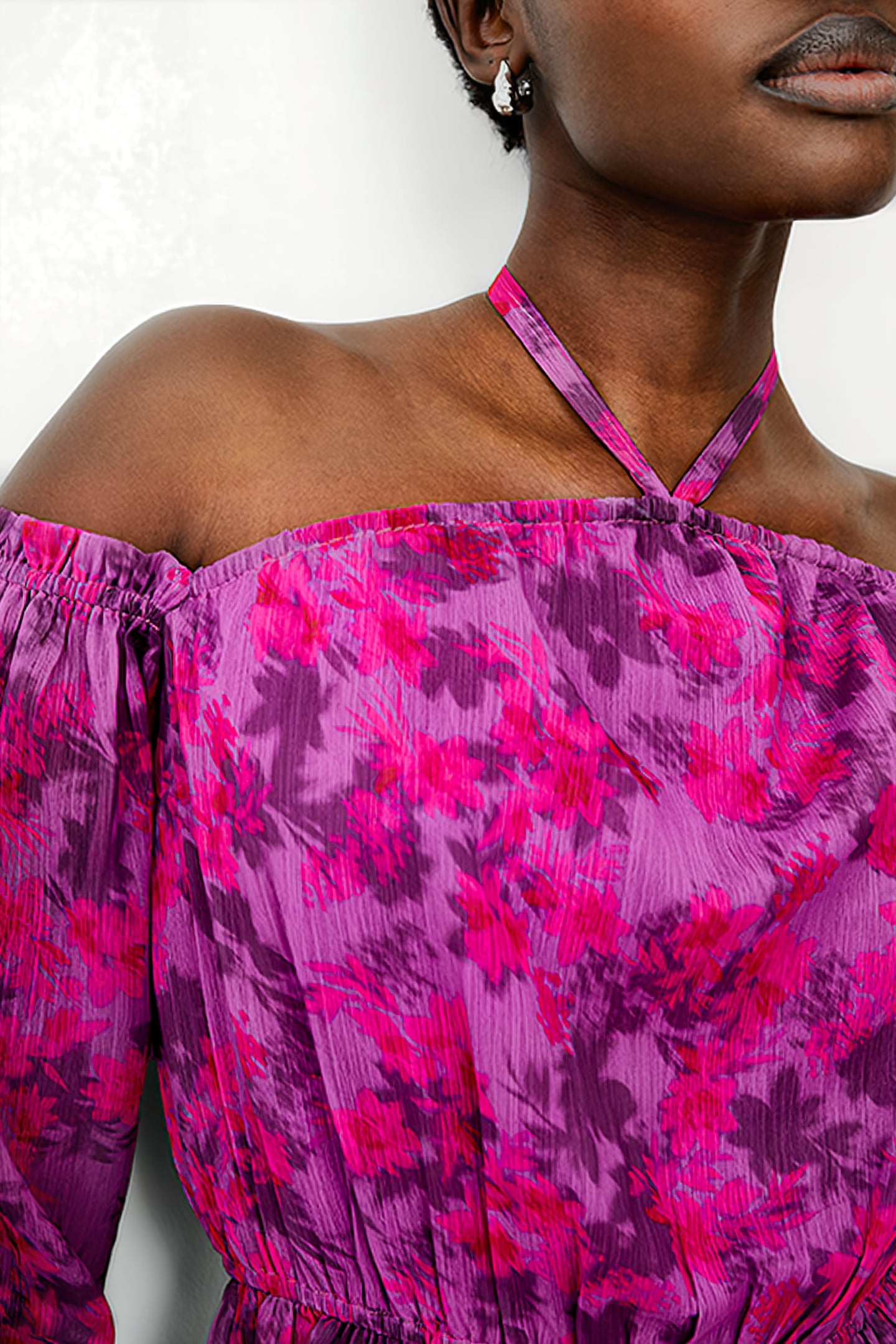 ARLA HALLIE CRINKLE BLOUSE MEADOW MAUVE 4