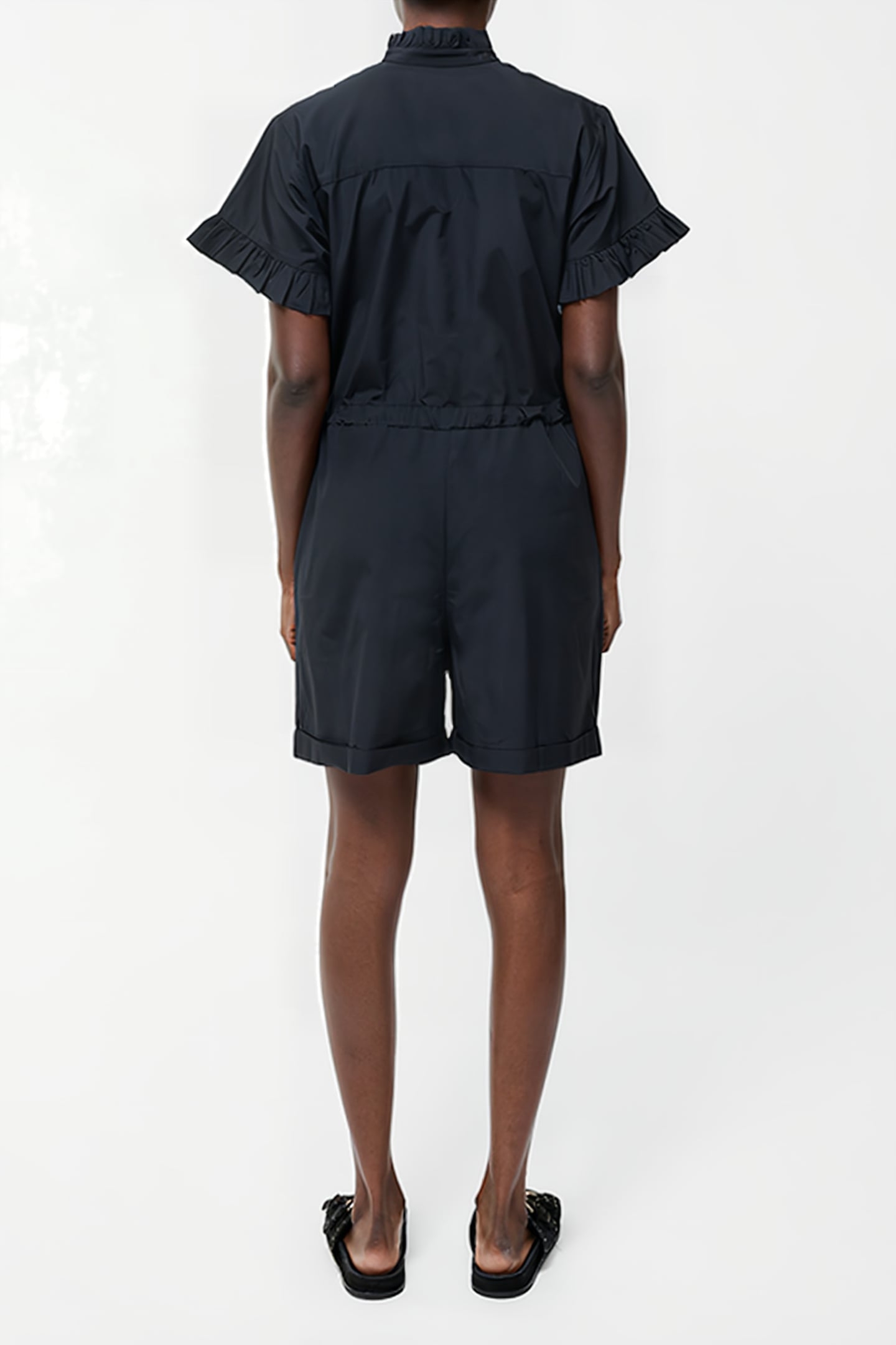 FRILL PLAYSUIT BLACK 3