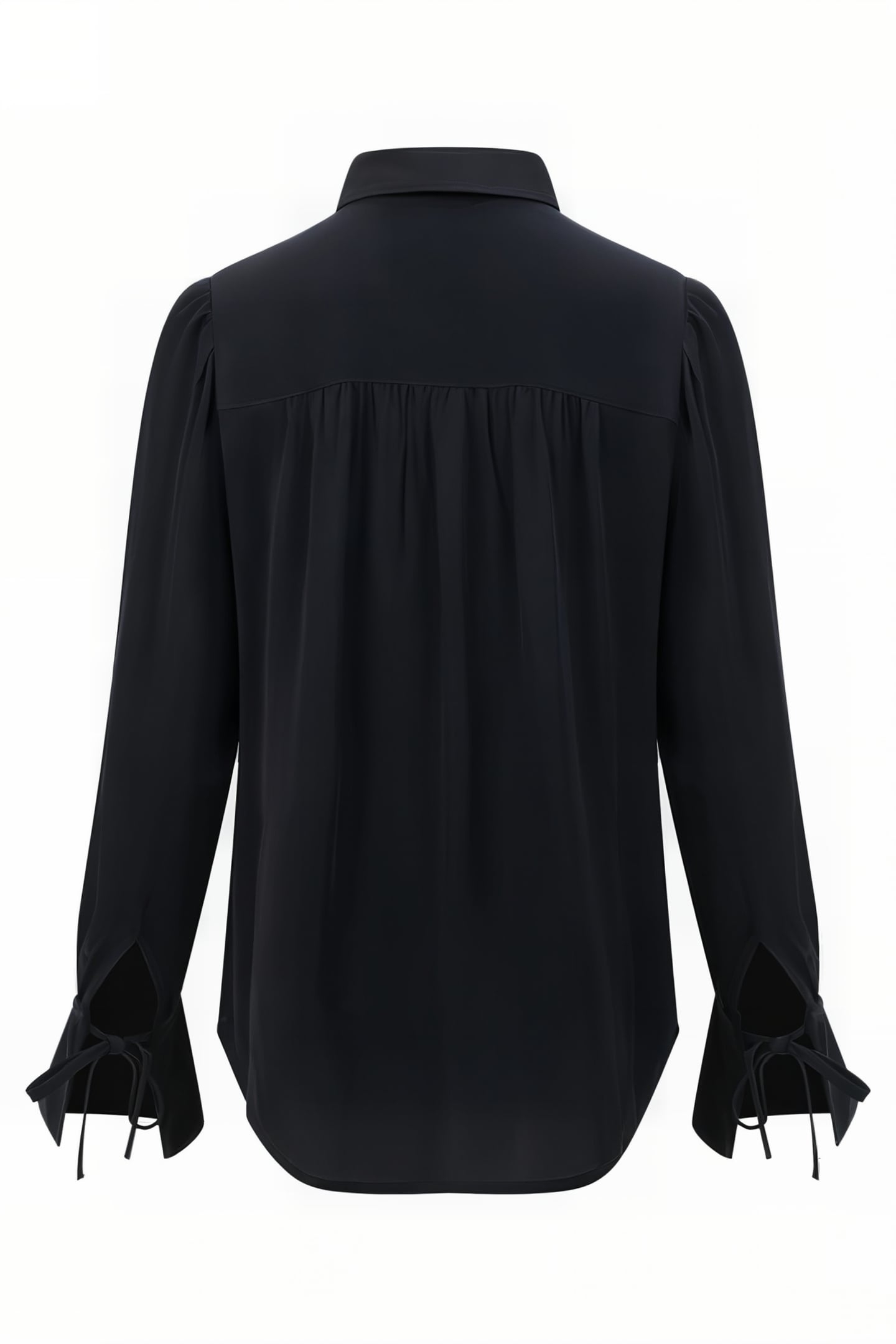 CREPE SHIRT L/S BLACK 2