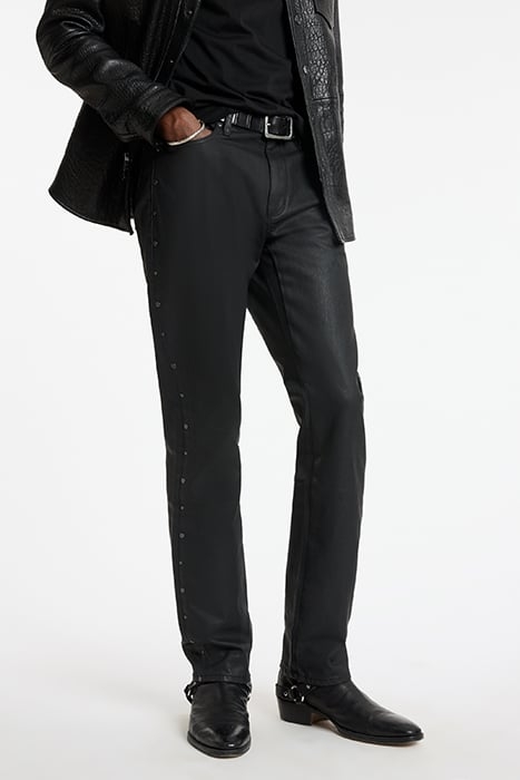 SLIM FIT DENIM WITH STUDS BLACK 1