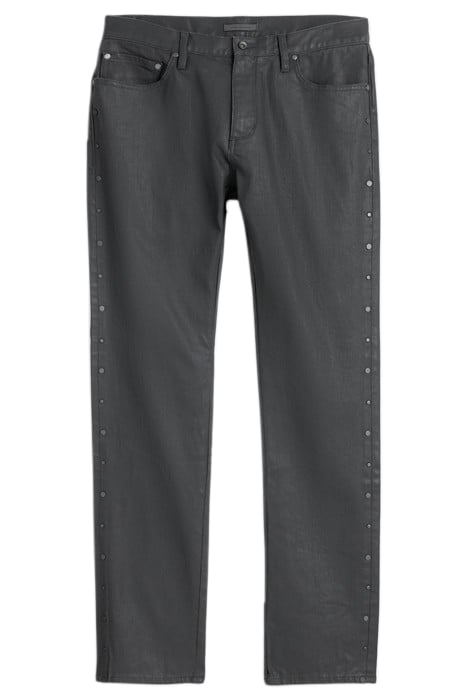 SLIM FIT DENIM WITH STUDS IRON GREY 2