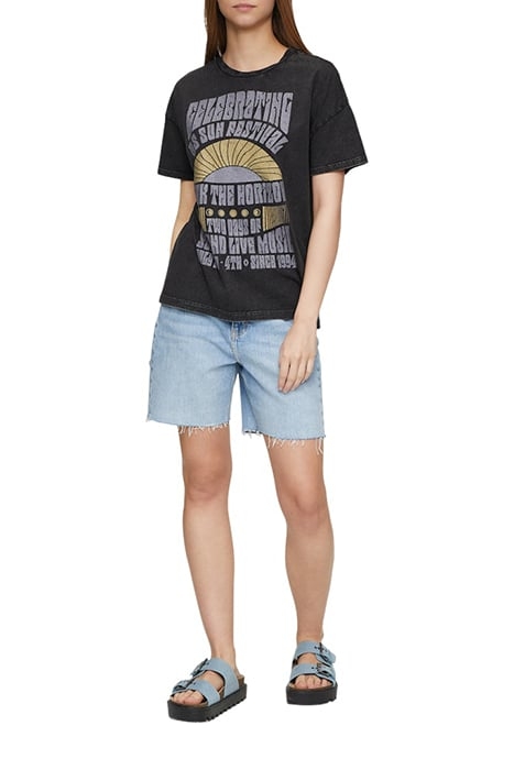 S.OLIVER-QS T-SHIRTS BLACK 2