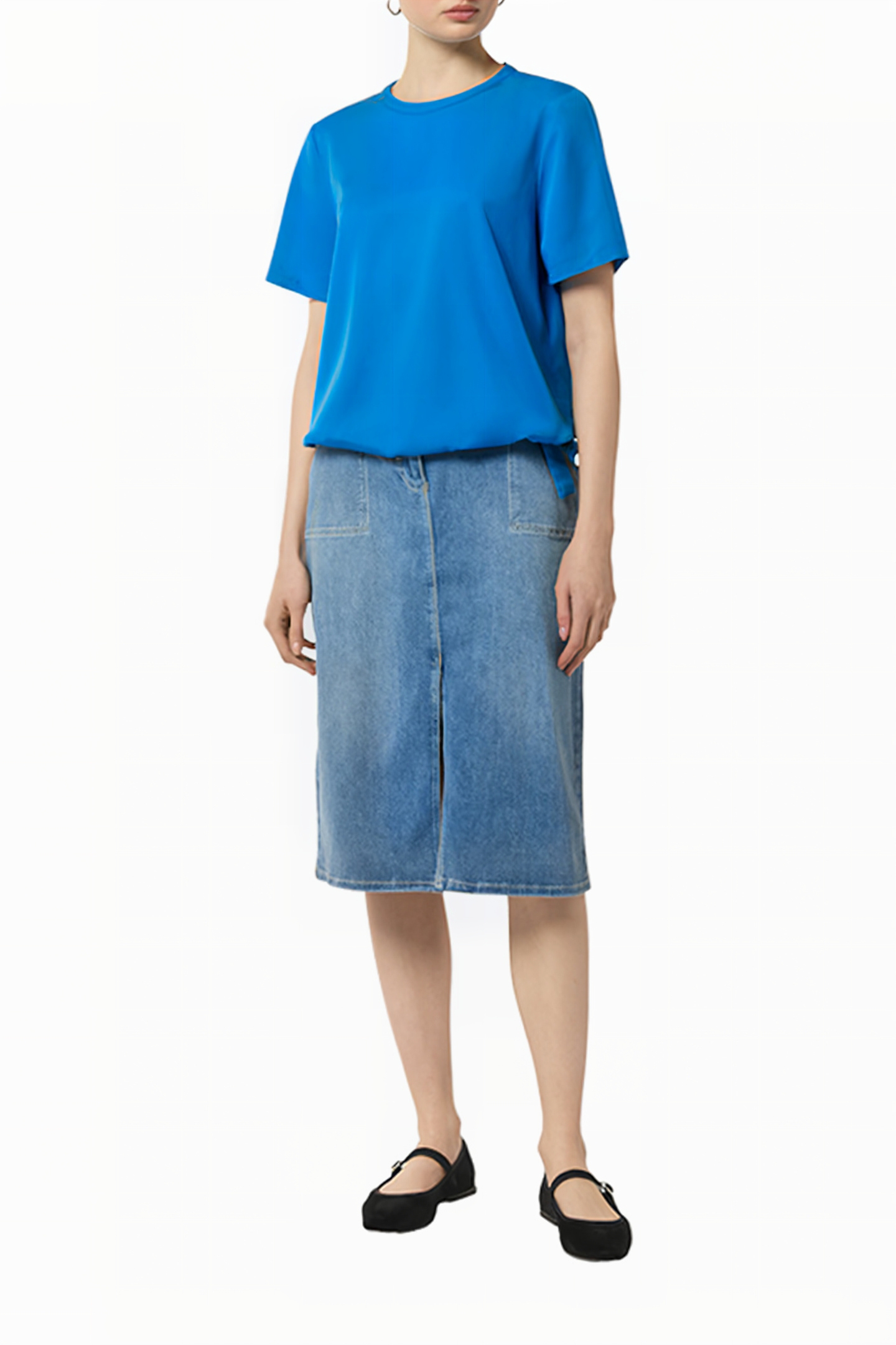 COMMA BLOUSES BLUE 2