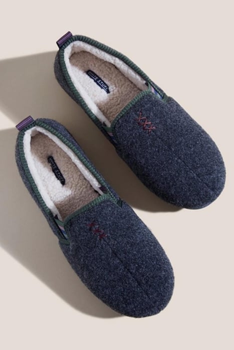 FELT LOUNGE SLIPPER DARK GREY 3