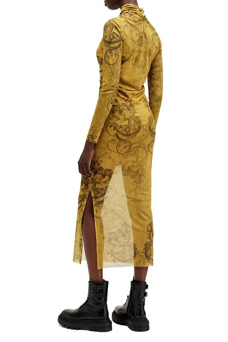 TIA MESH DRESS HELENA GOLD YELLOW 2