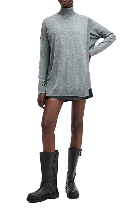 BERN WRAP JUMPER GREY MARL 3