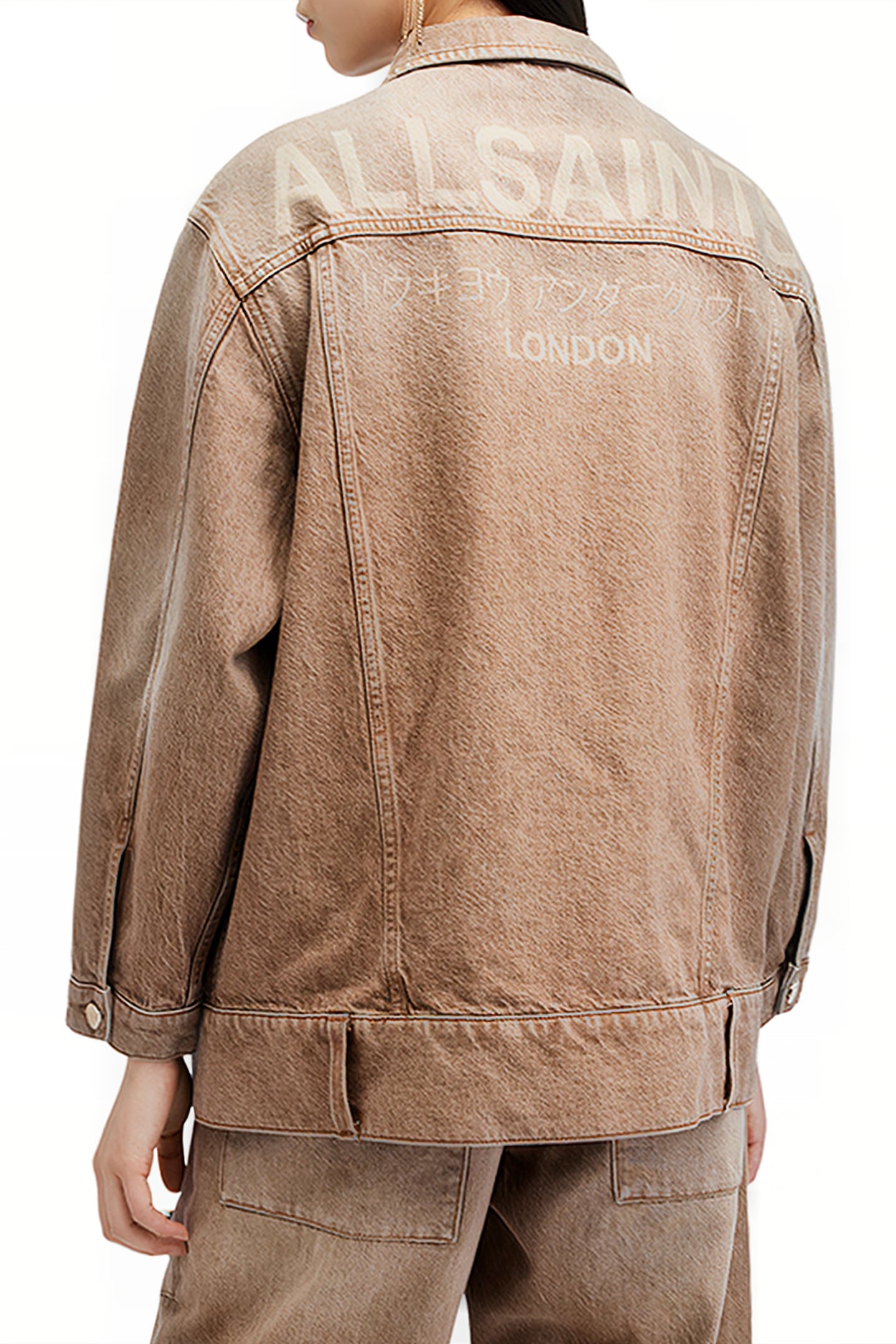 WILLOW DENIM JACKET LIGHT BROWN 2