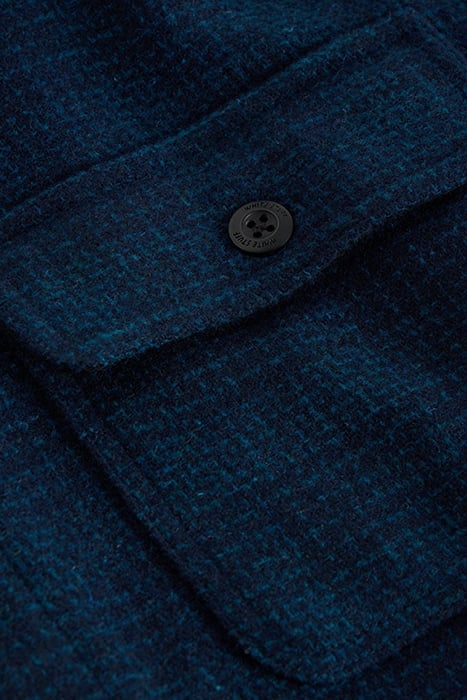 DARWEN TEXTURE OVERSHIRT NAVY MULTI 5
