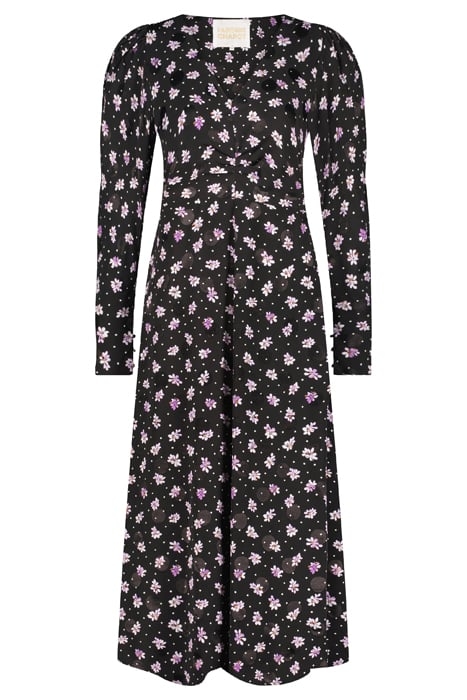 VERA DRESS BLACK/GRAPE 3