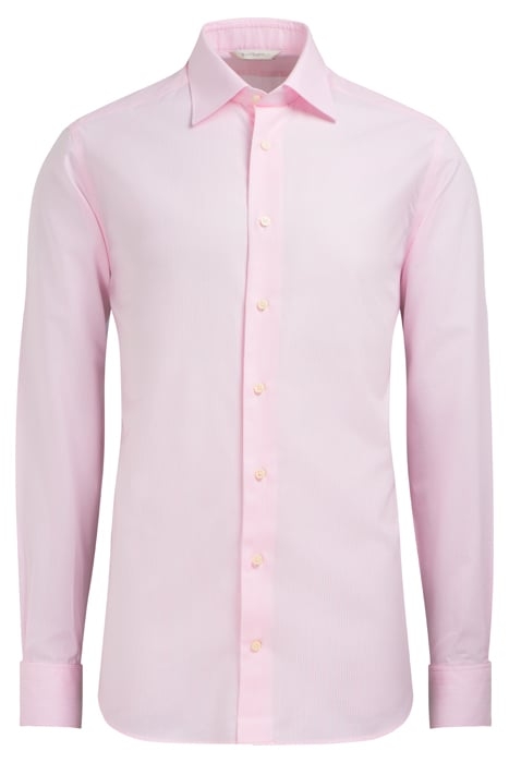 PINK STRIPED OXFORD SLIM FIT SHIRT 4