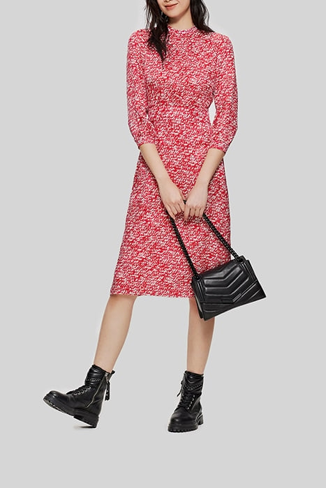 RED TAG PRINT MIDI DRESS 1