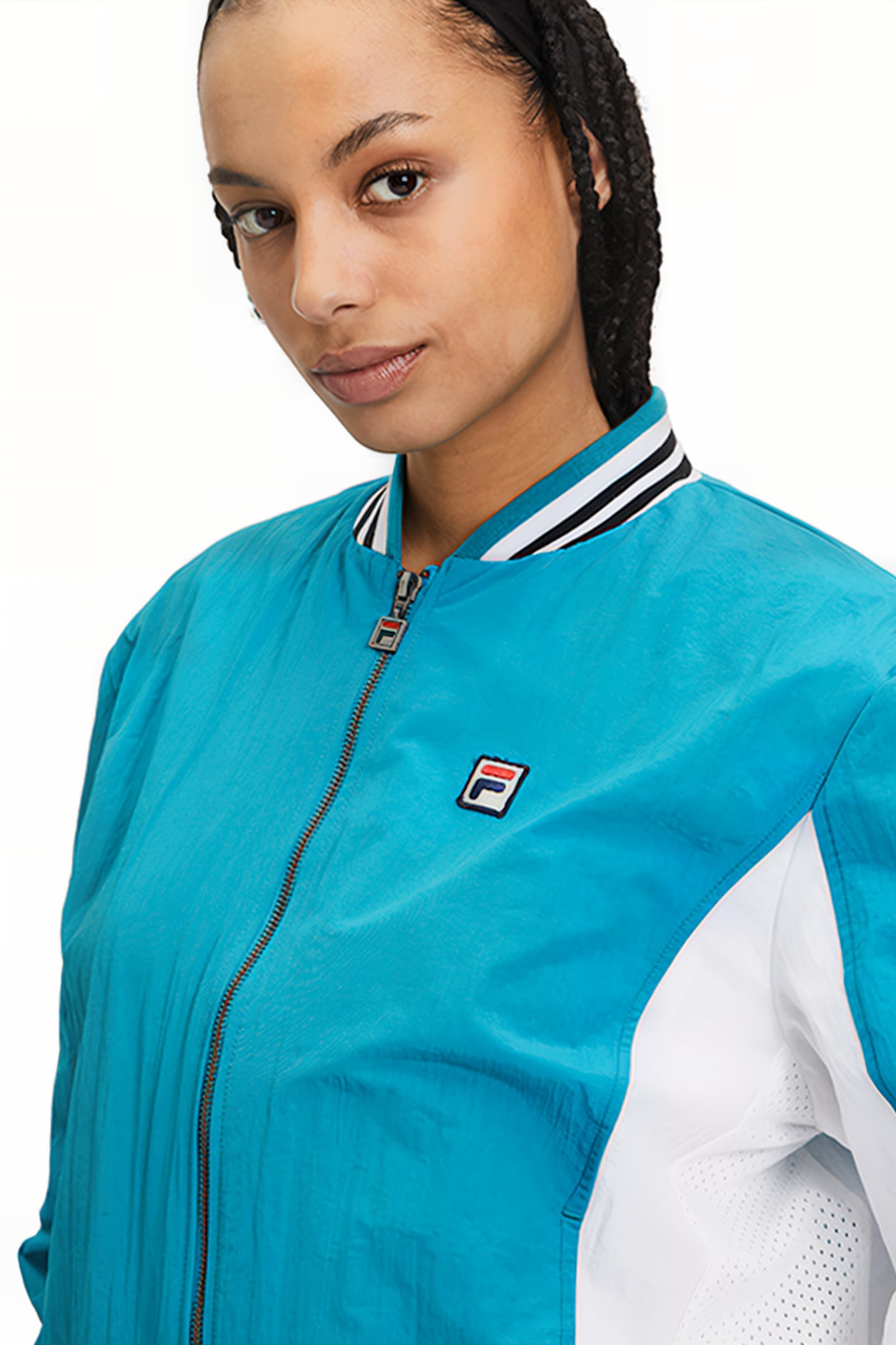 CRINKLE NYLON SETTANTA JACKET MARINE / WHITE 7