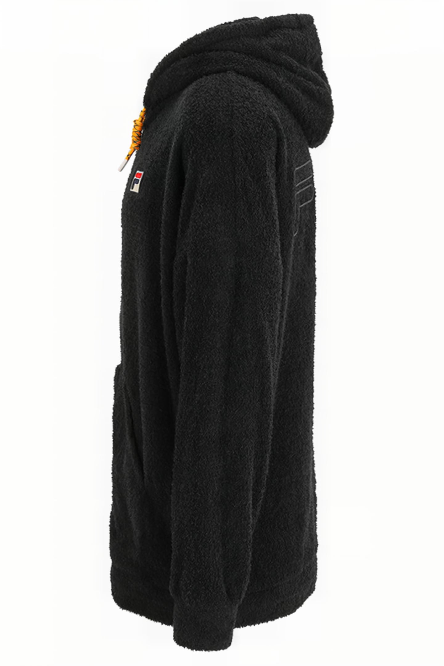 OVERSIZE TERRY FABRIC HOODIE BLACK 6