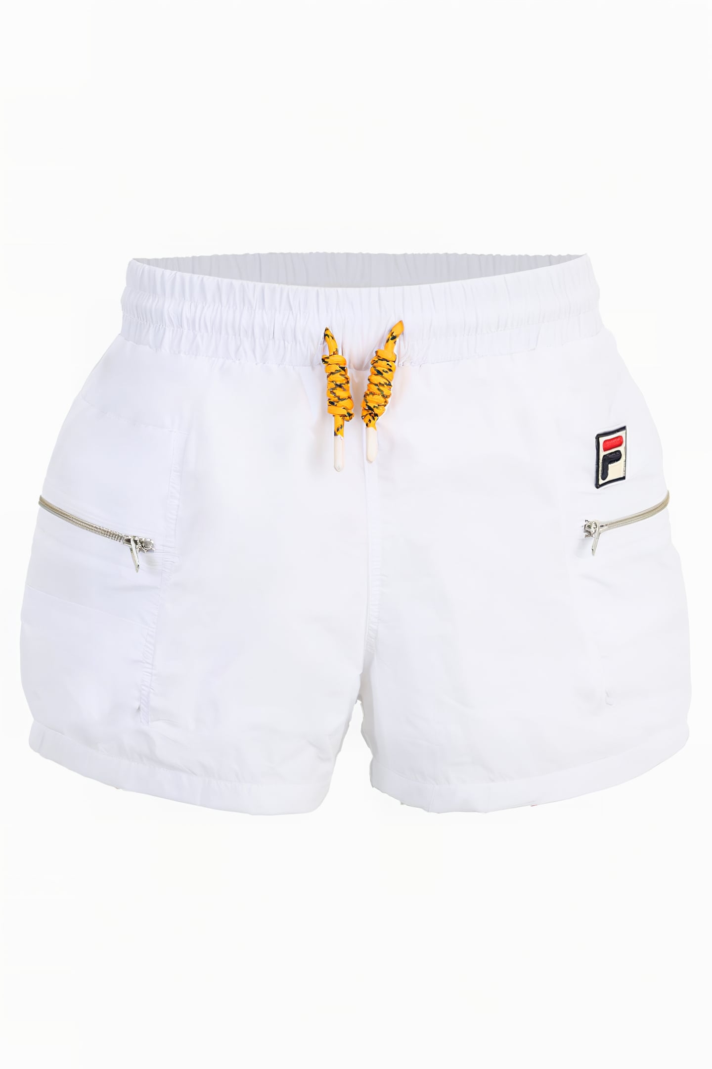 CRINKLE NYLON SHORTS WITH SIZE POCKETS WHITE 4