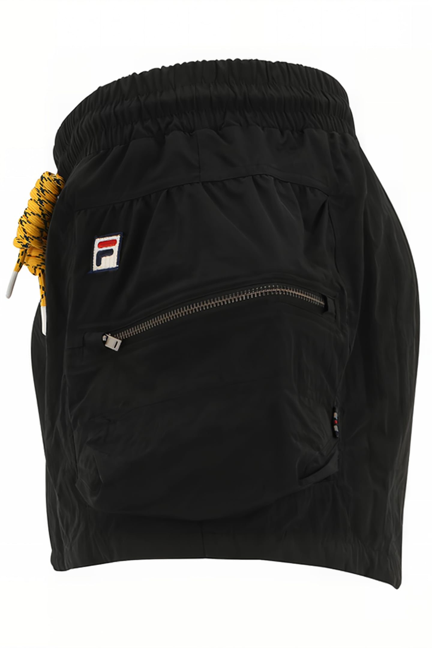 CRINKLE NYLON SHORTS WITH SIZE POCKETS BLACK 6