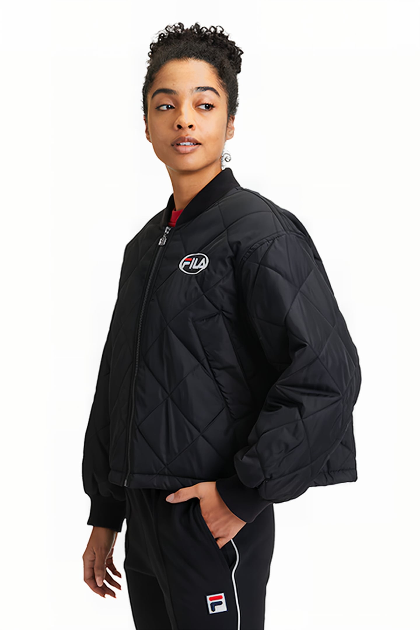 LUNDE PADDED JACKET BLACK 1