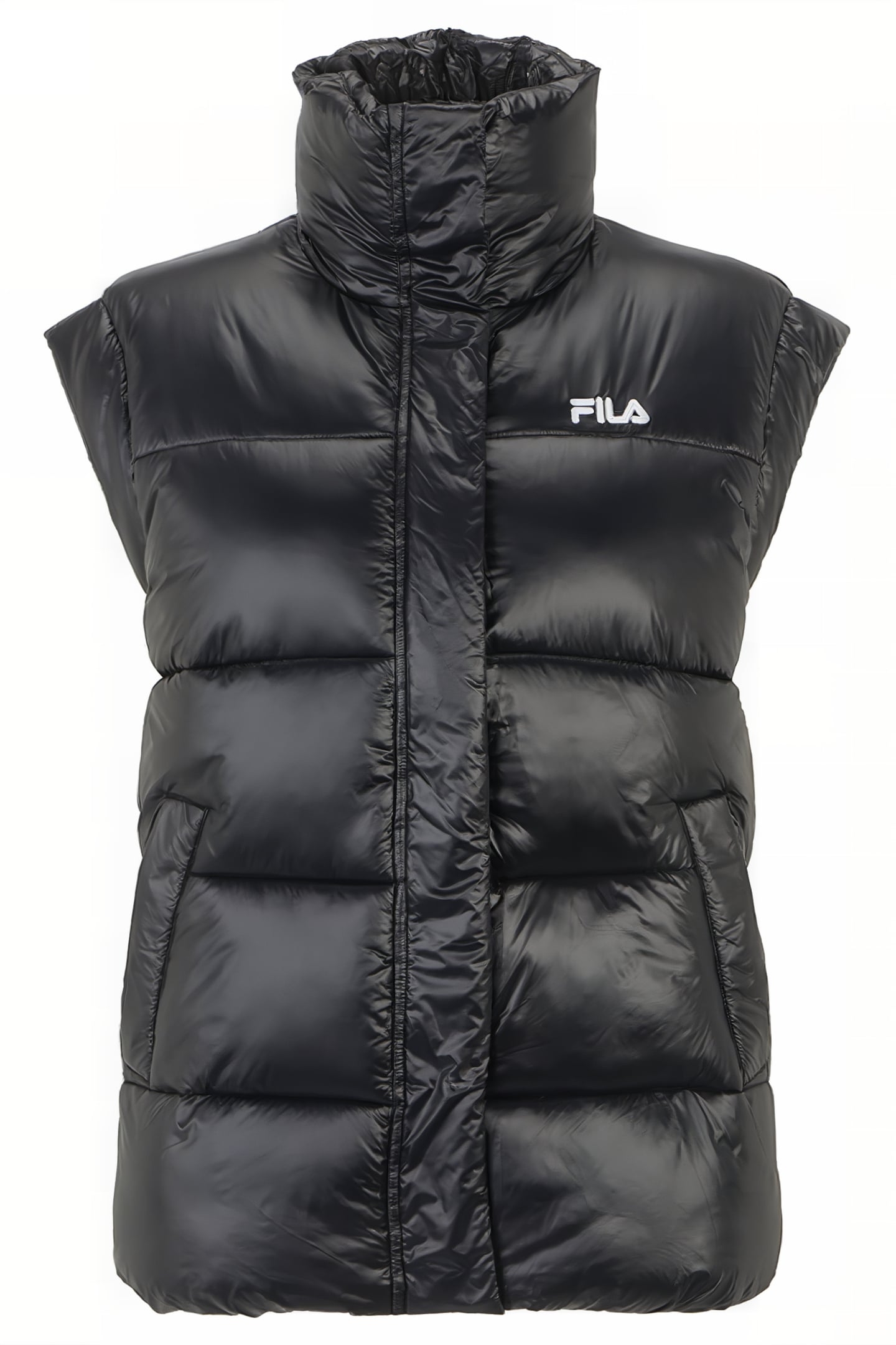 LUZK LONG PUFFER VEST BLACK 4