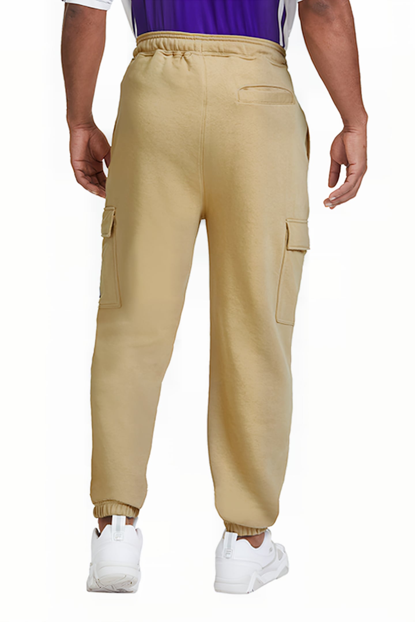 LONGARONE CARGO SWEAT PANTS CORNSTALK 2