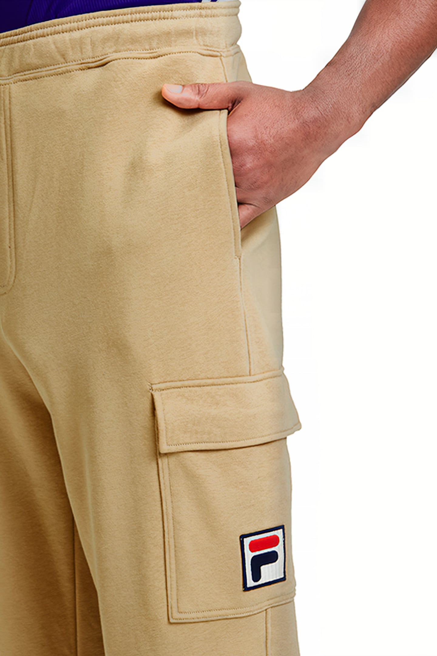 LONGARONE CARGO SWEAT PANTS CORNSTALK 7