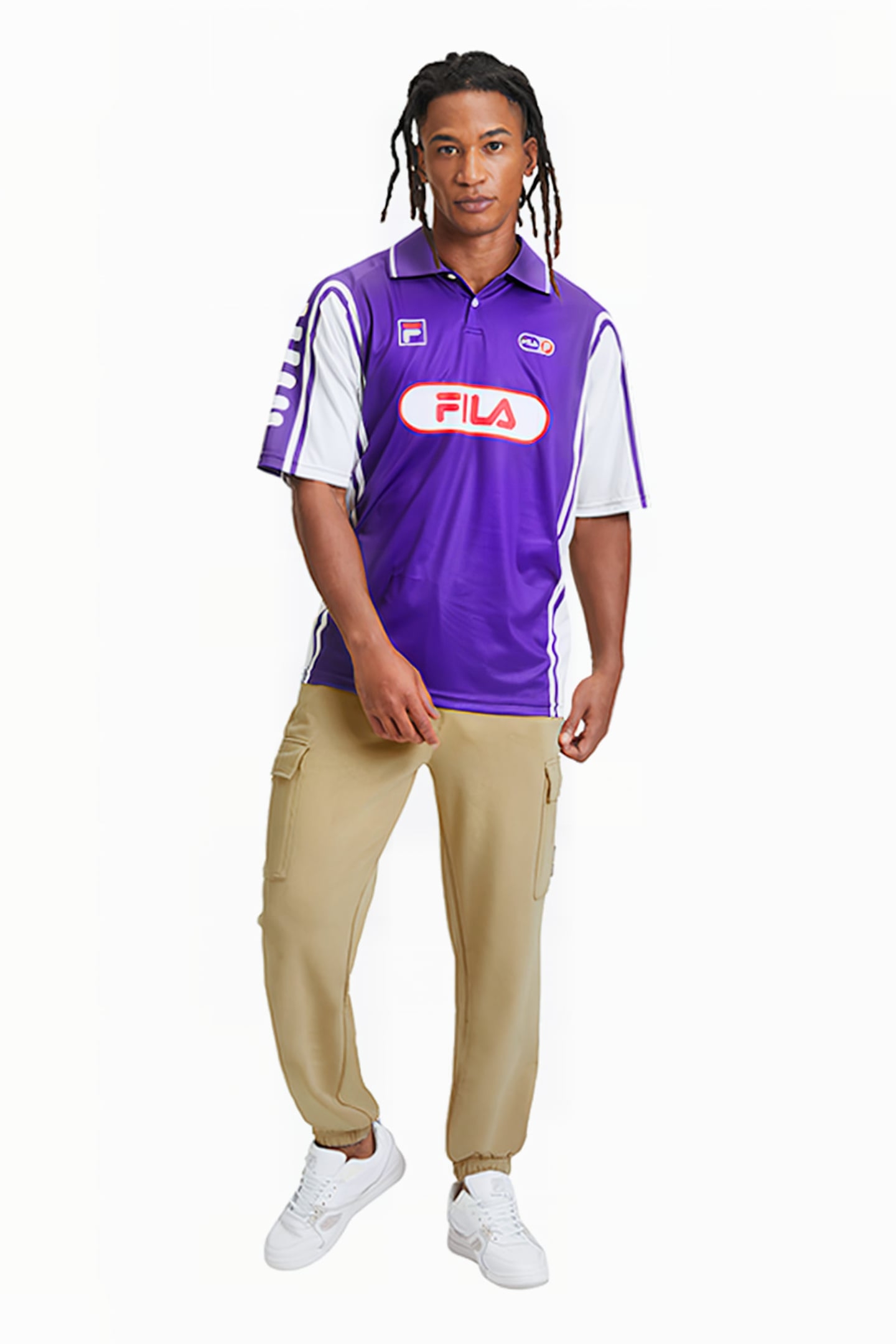 LONGARONE CARGO SWEAT PANTS CORNSTALK 3