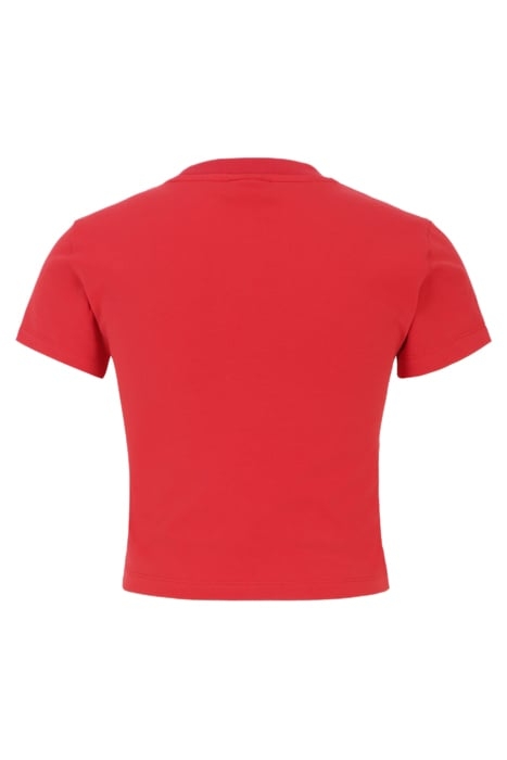 LATINA CROPPED TEE TRUE RED 5