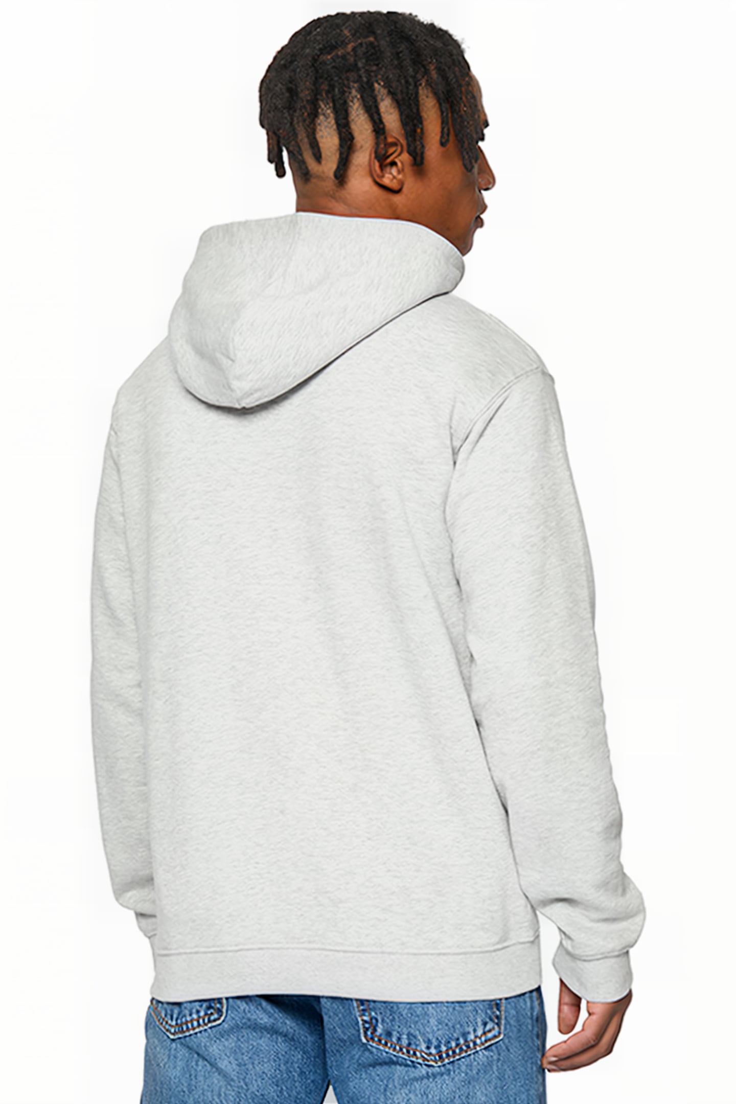 BRUNSSUM HOODY LIGHT GREY MELANGE 2