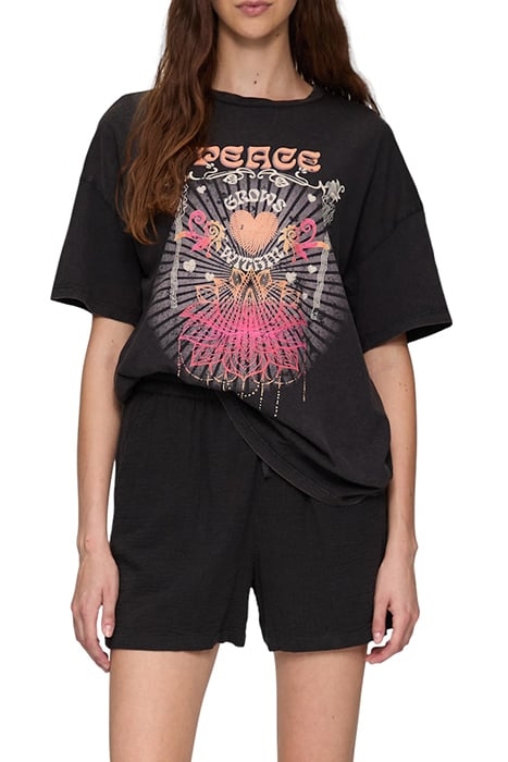 S.OLIVER-QS T-SHIRTS BLACK 1