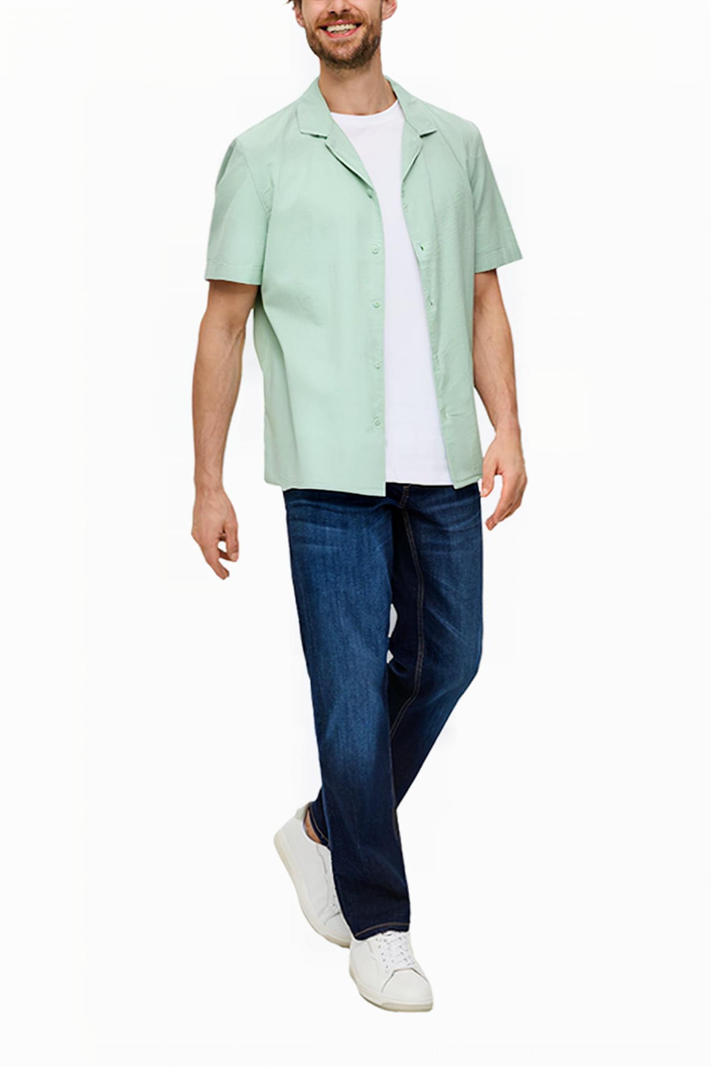 S.OLIVER SHIRTS GREEN-LIGHT 3