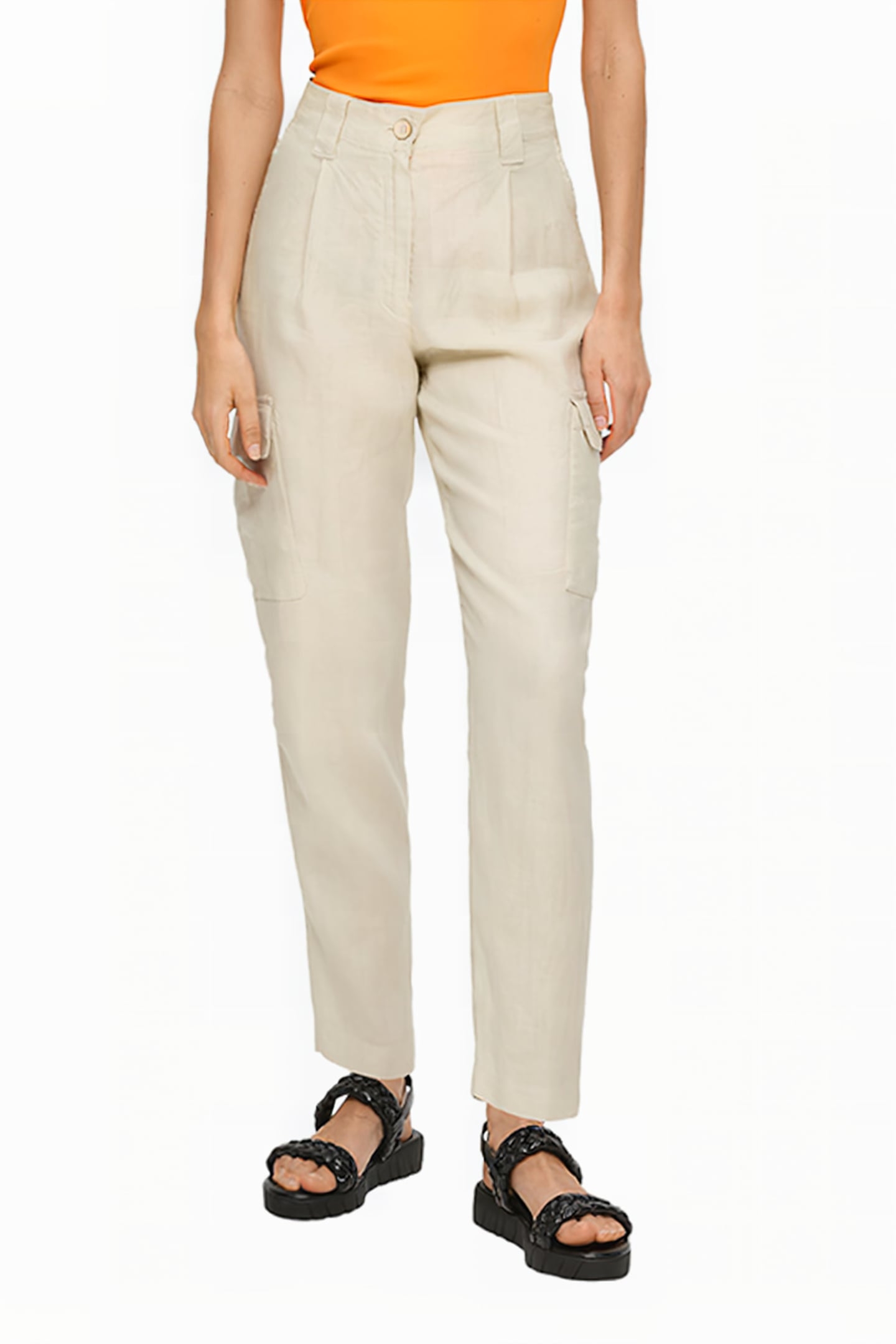 S.OLIVER PANTS BEIGE 1