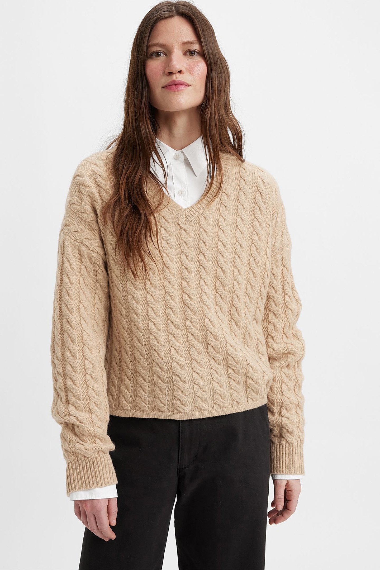 RAE SWEATER MACADAMIA 1