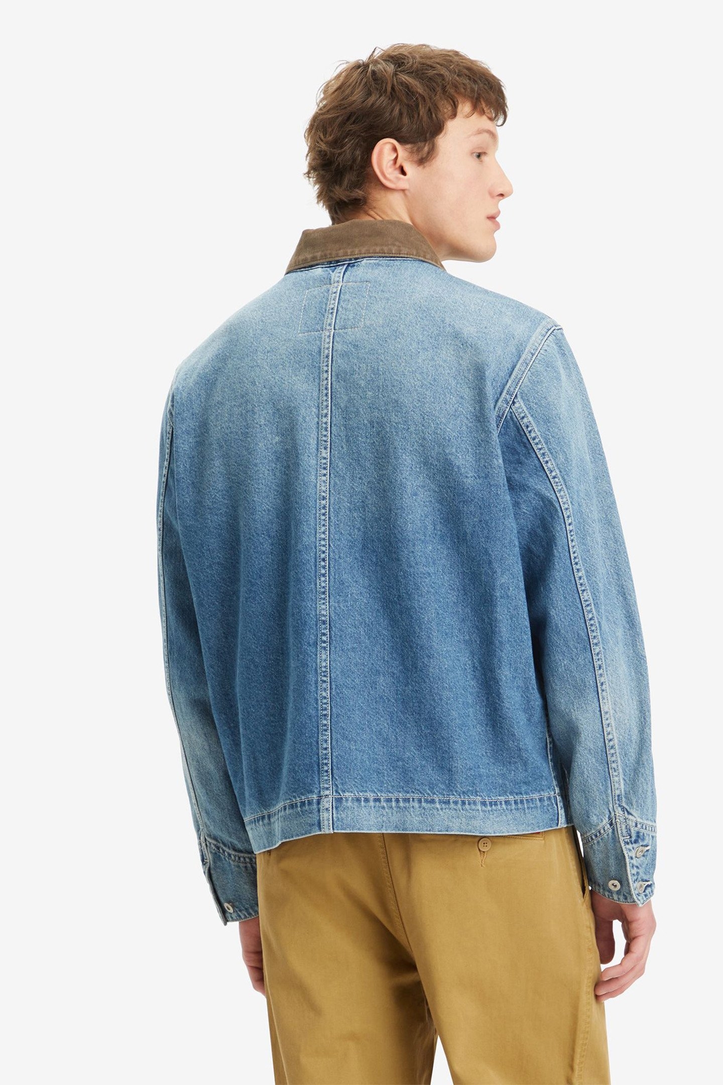 FULL ZIP MECHANICS BARN JACKET IN DENIM 2