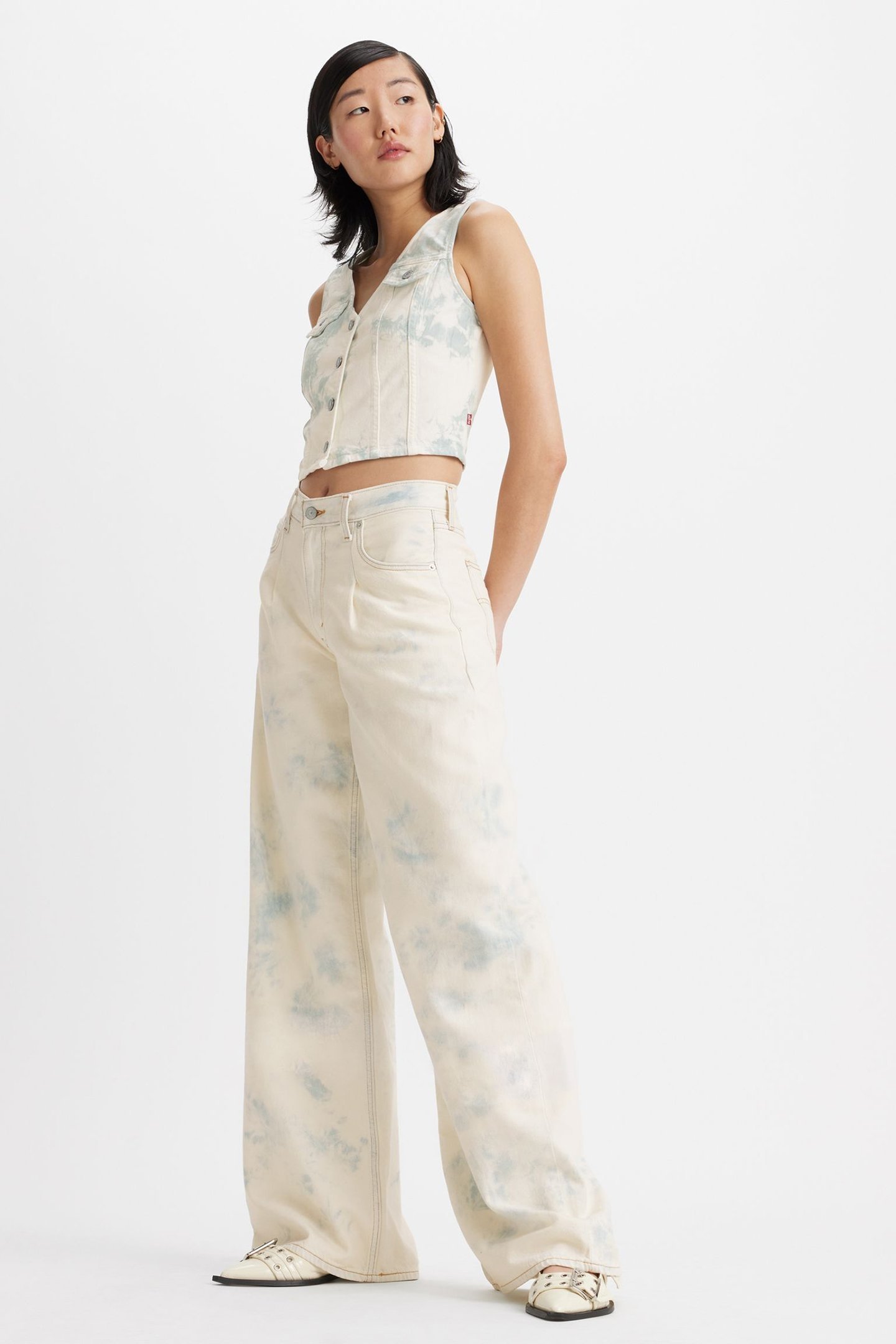 BAGGY DAD WIDE LEG LIGHTWEIGHT JEANS 4