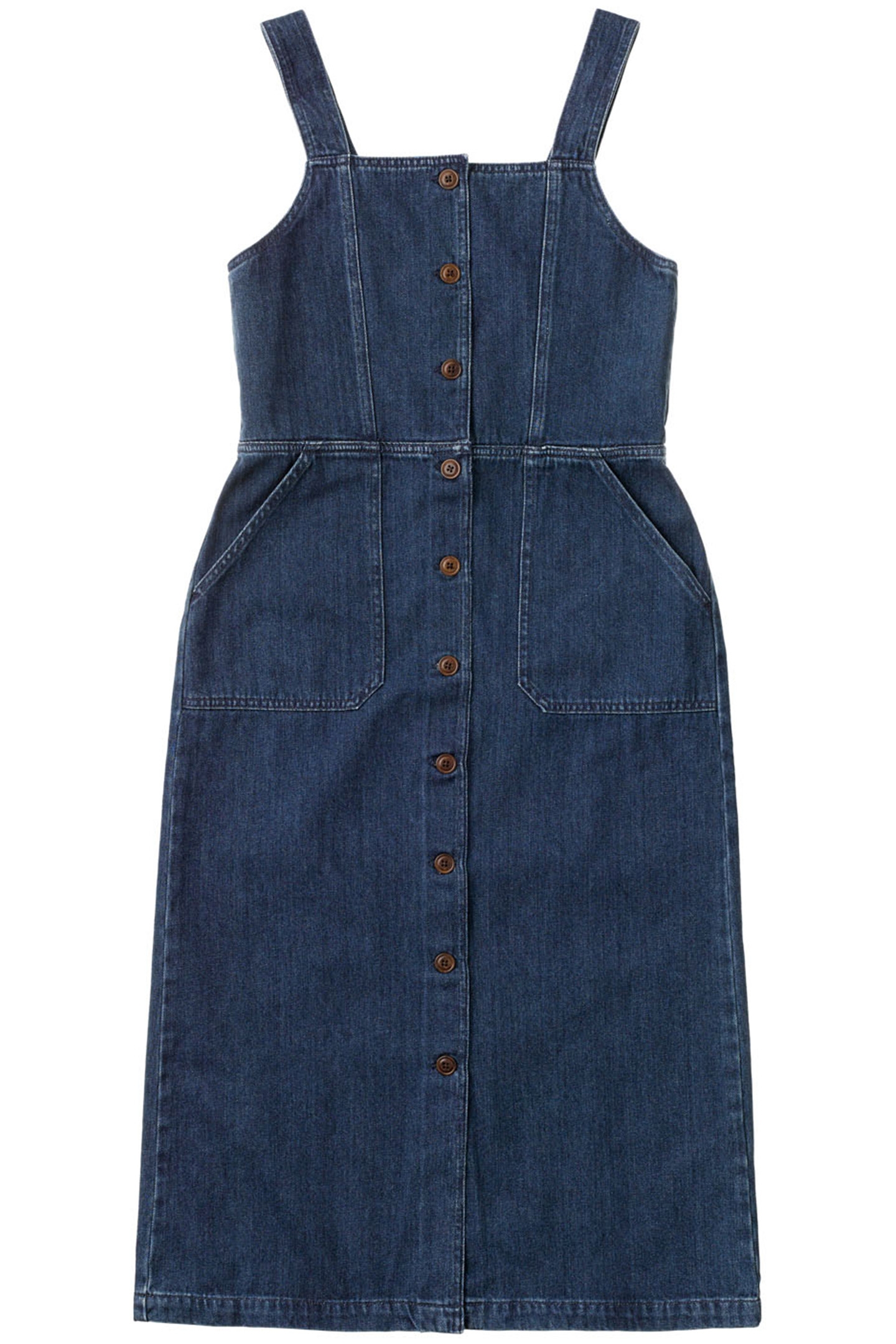 MONA DENIM DRESS WASHED OUT DENIM 3