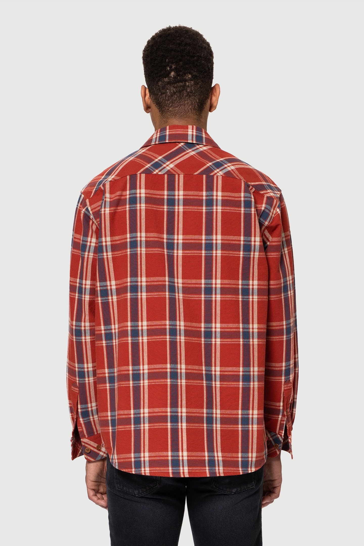 FILIP BASKET PLAID RED 2