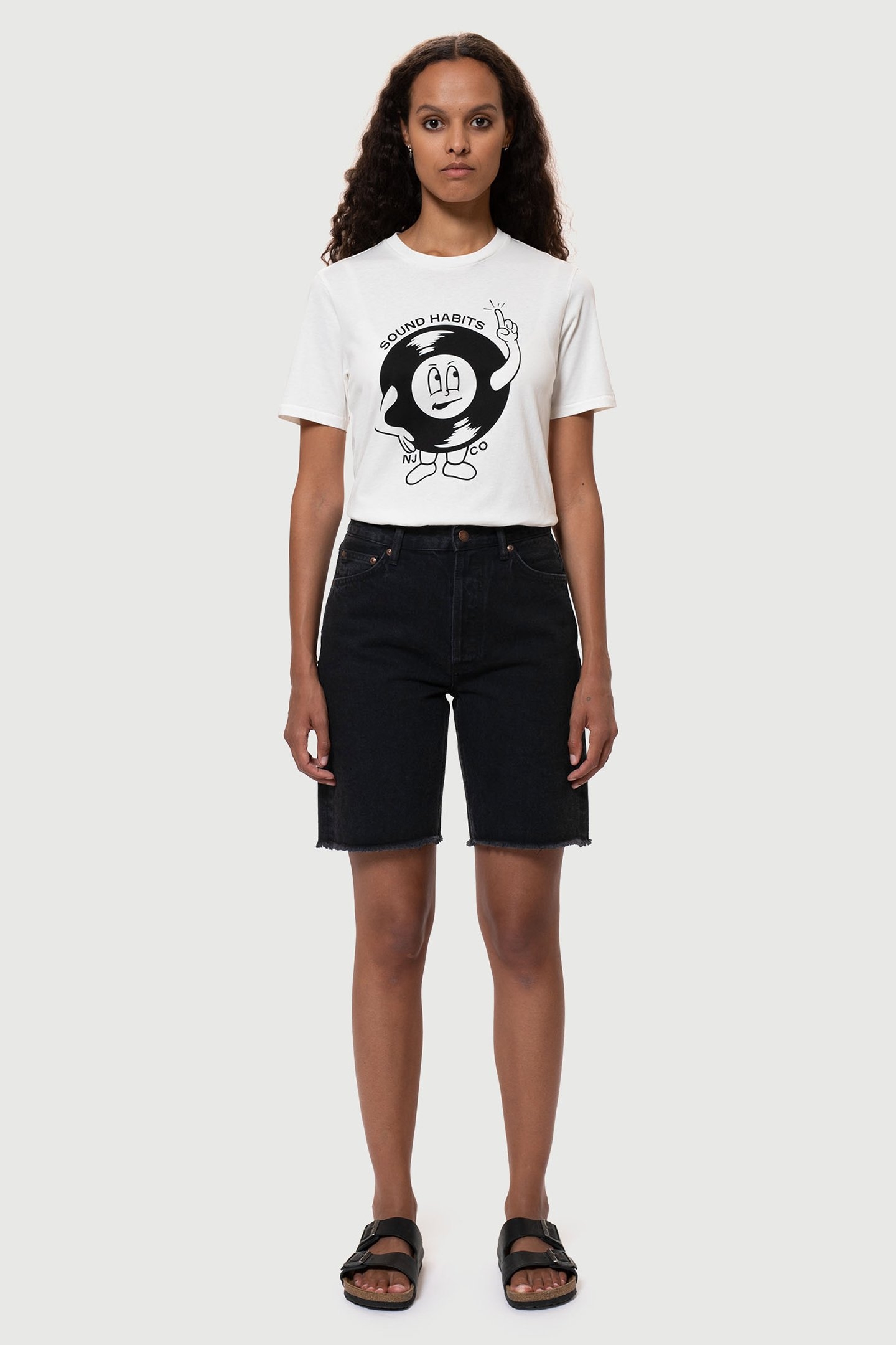 MAUD SHORTS BLACK STONE BLACK 1