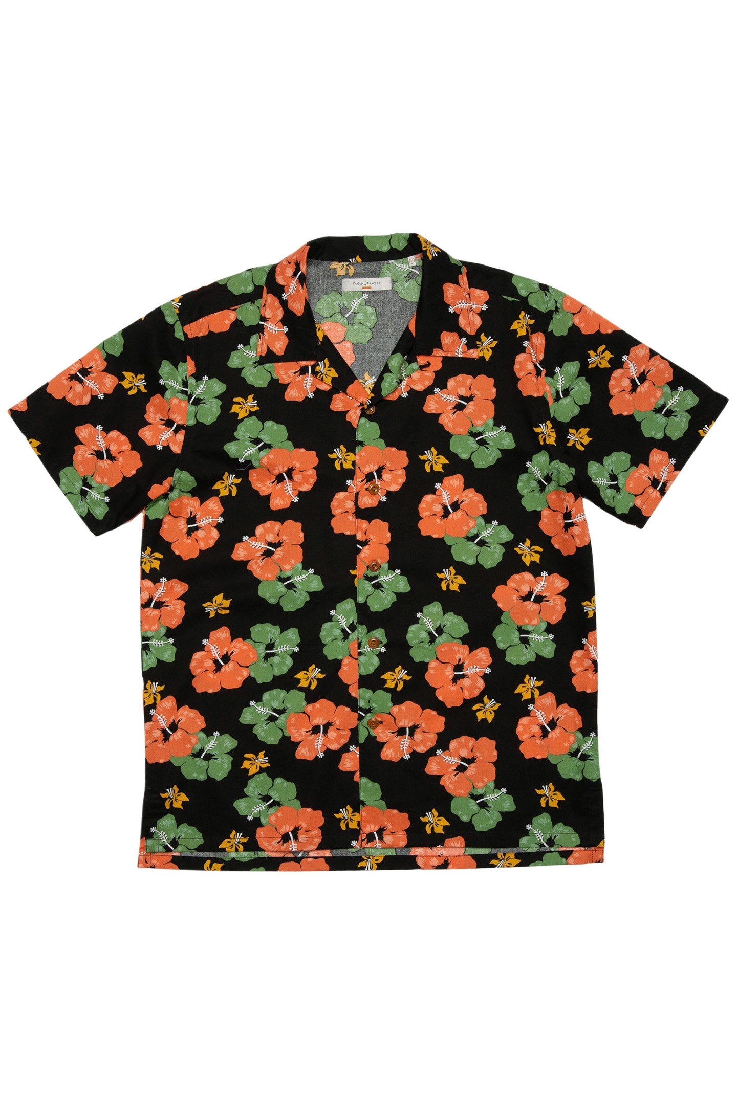 ARVID FLOWER HAWAII SHIRT BLACK 3